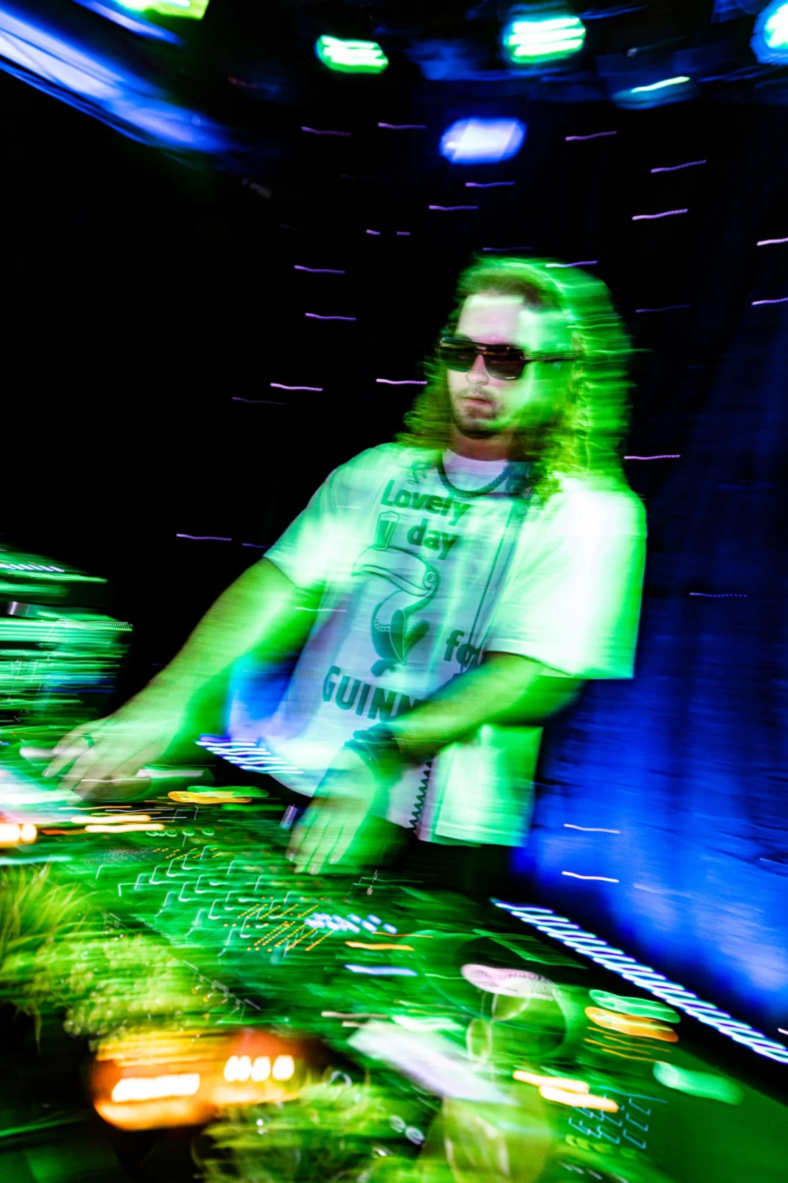DJ Nave performing at YFIB event